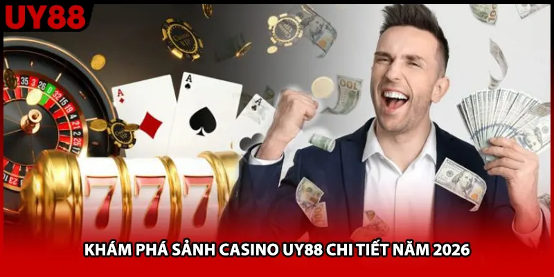 Khám phá sảnh casino UY88 chi tiết năm 2026